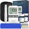 Metene AGM-513S Glucose Monitor Kit, 100 Glucometer Strips, 100 Lancets